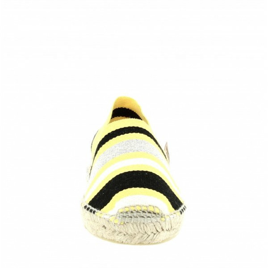 Espadrilles Maison de espadrille Cousu Main | Boucau 406 Rudy Jaune