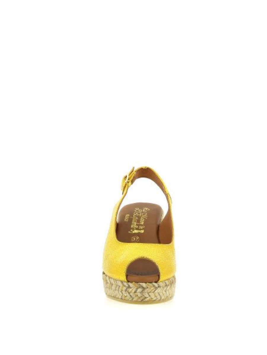 Espadrilles Maison de espadrille Femme | Inte23-875 Jaune