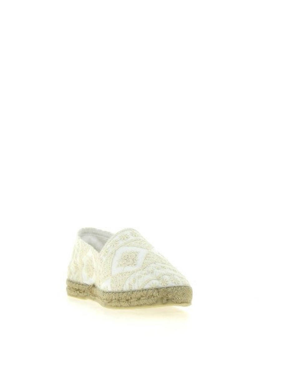 Espadrilles Maison de espadrille Femme | Inte23-324Adala Blanc