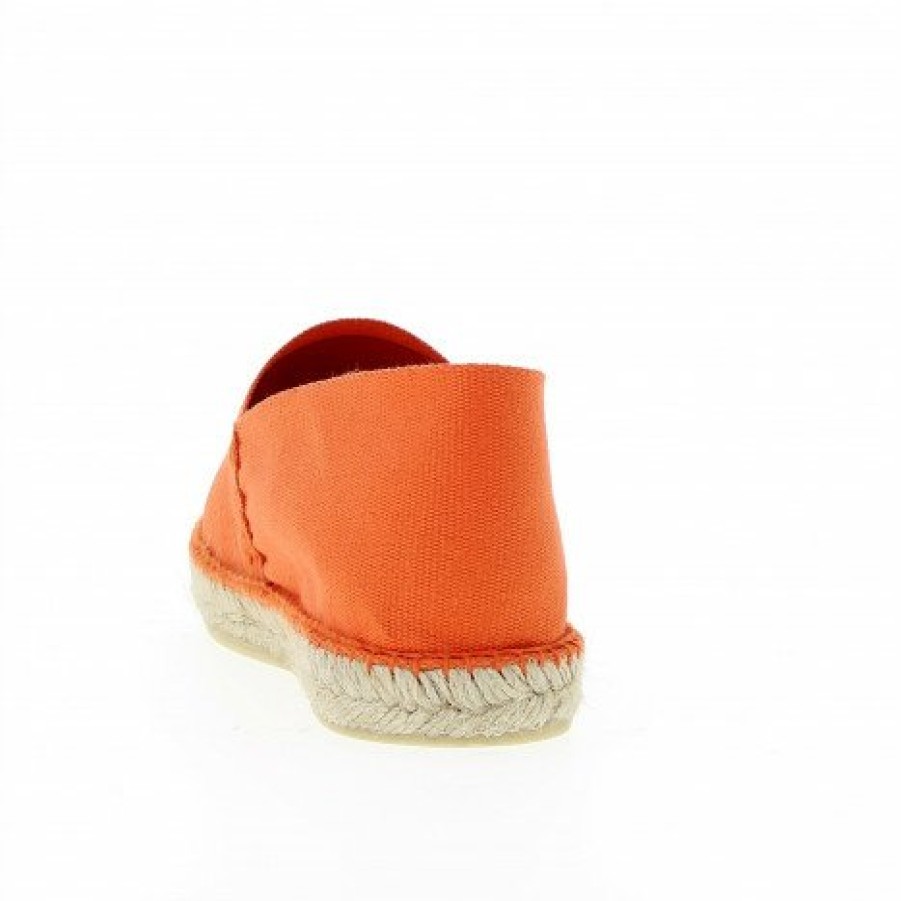 Espadrilles Maison de espadrille Cousu Main | Patin Unis Orange