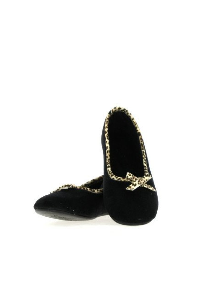 Pantoufles Maison de espadrille | Inth23-6055 Noir