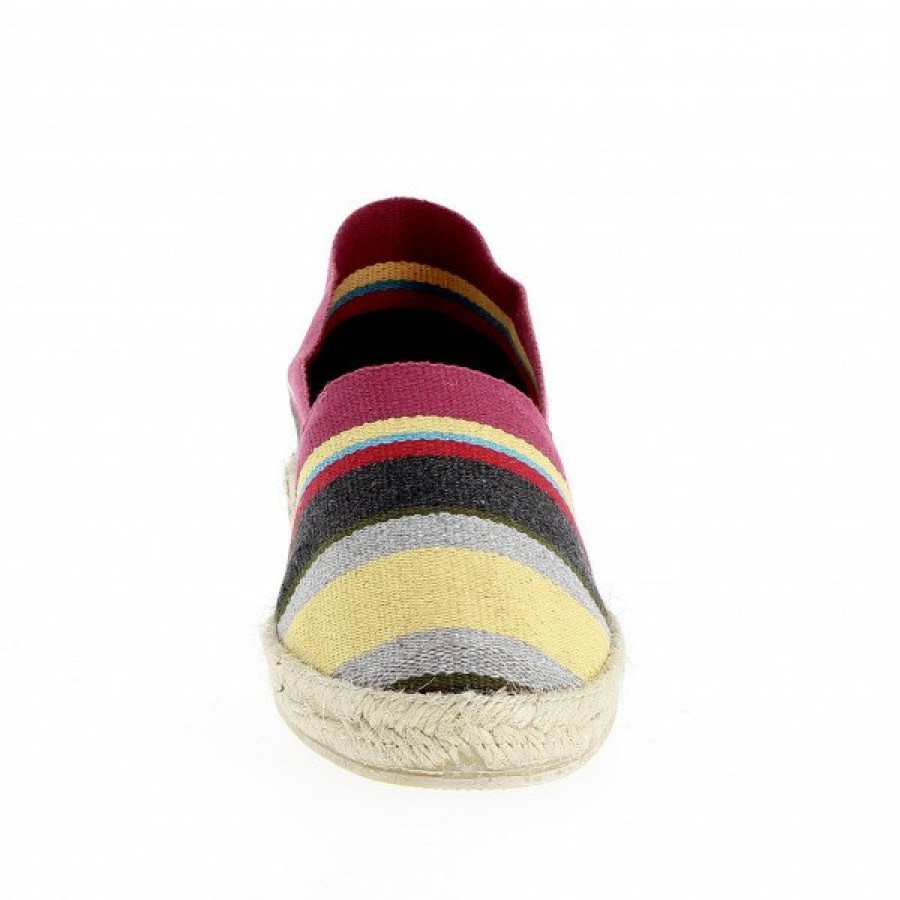 Espadrilles Maison de espadrille Cousu Machine | Souple Raye Remi Multi