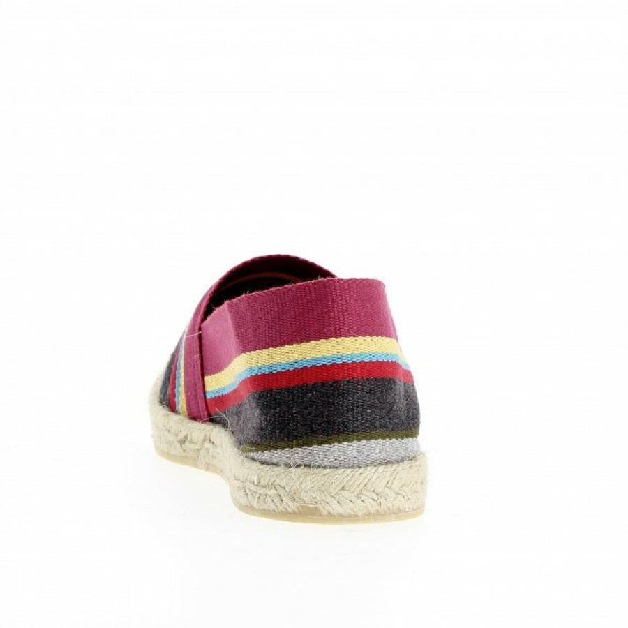 Espadrilles Maison de espadrille Cousu Machine | Souple Raye Remi Multi