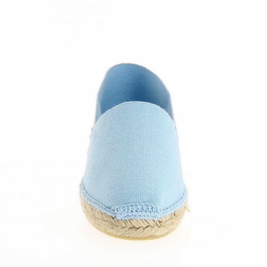 Espadrilles Maison de espadrille Cousu Main | Patin Unis Ciel Bleu