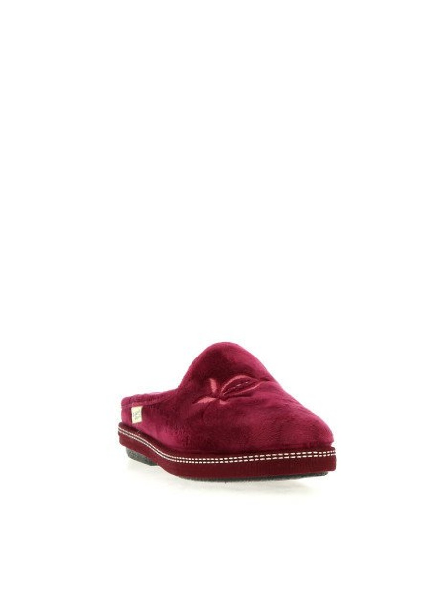 Pantoufles Maison de espadrille | Inth-P6805 Bordeaux Rouge