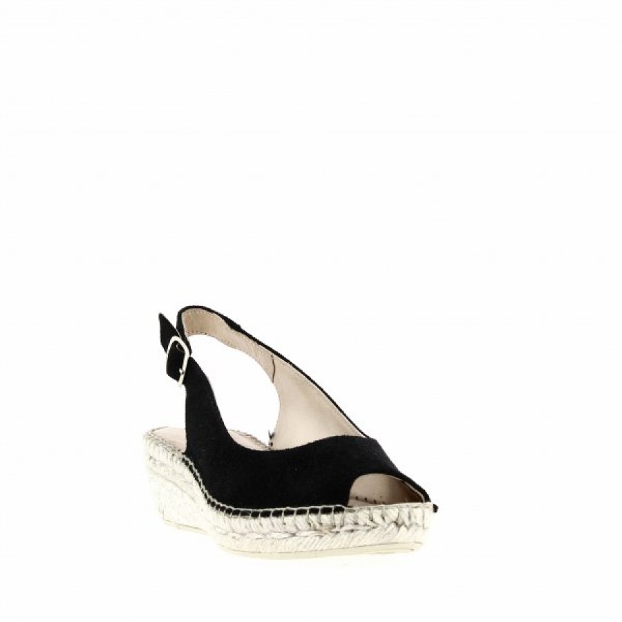 Espadrilles Maison de espadrille Femme | Inte-P240Poudre Noir