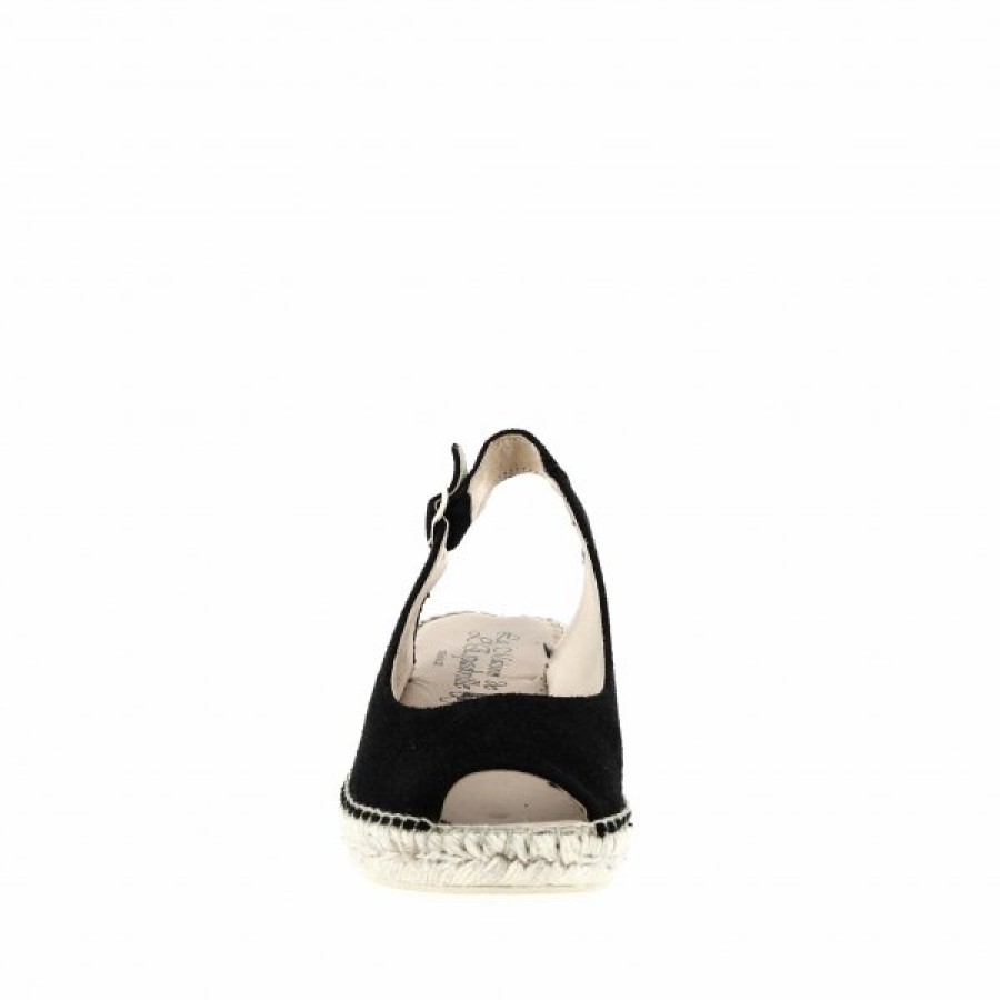 Espadrilles Maison de espadrille Femme | Inte-P240Poudre Noir