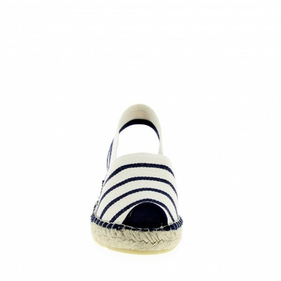 Espadrilles Maison de espadrille Femme | Inte-475 Ecru-Marine