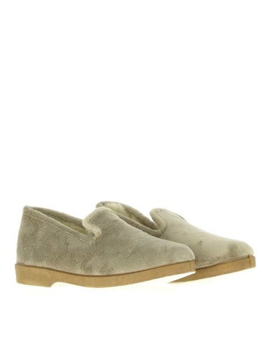 Pantoufles Maison de espadrille | Inth23-7634 Taupe Ecru