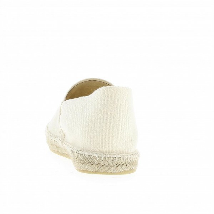 Espadrilles Maison de espadrille Cousu Main | Boucau 405 Ecru