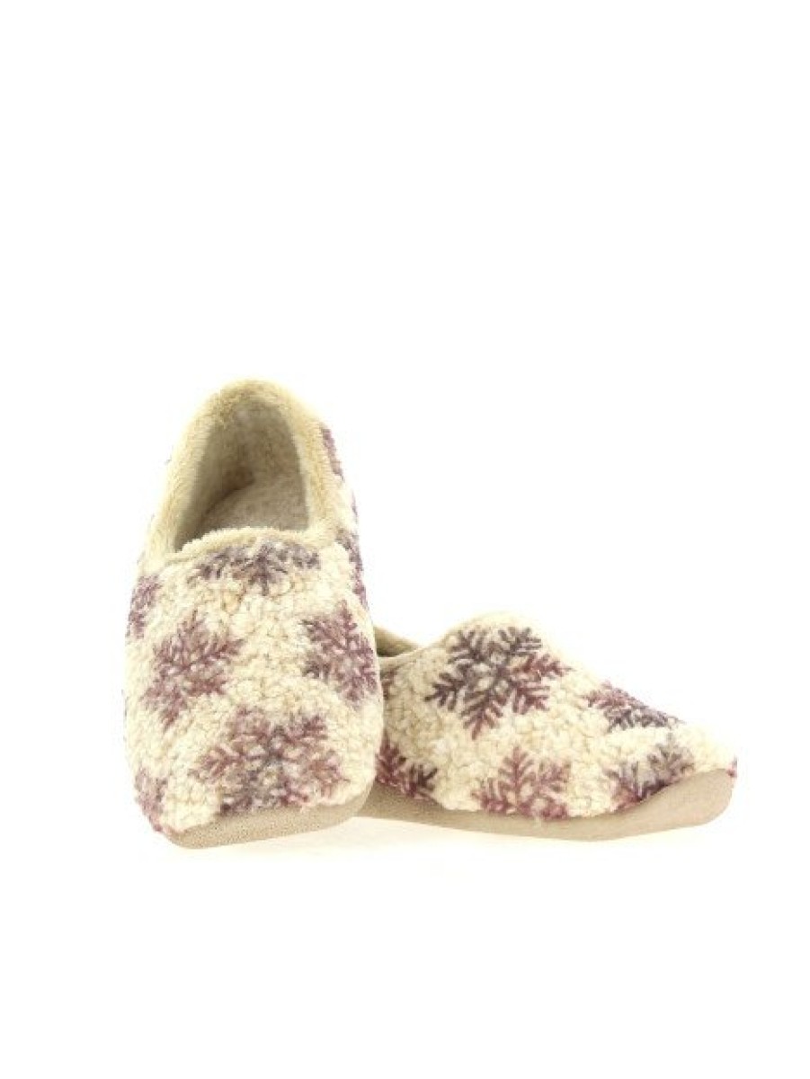 Pantoufles Maison de espadrille | Inth23-9030 Bordeaux Rouge